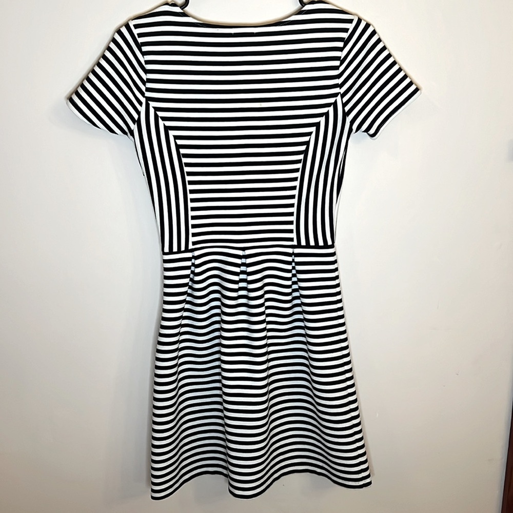 J.Crew Stripped Bell Dress. - Picture 2 of 7